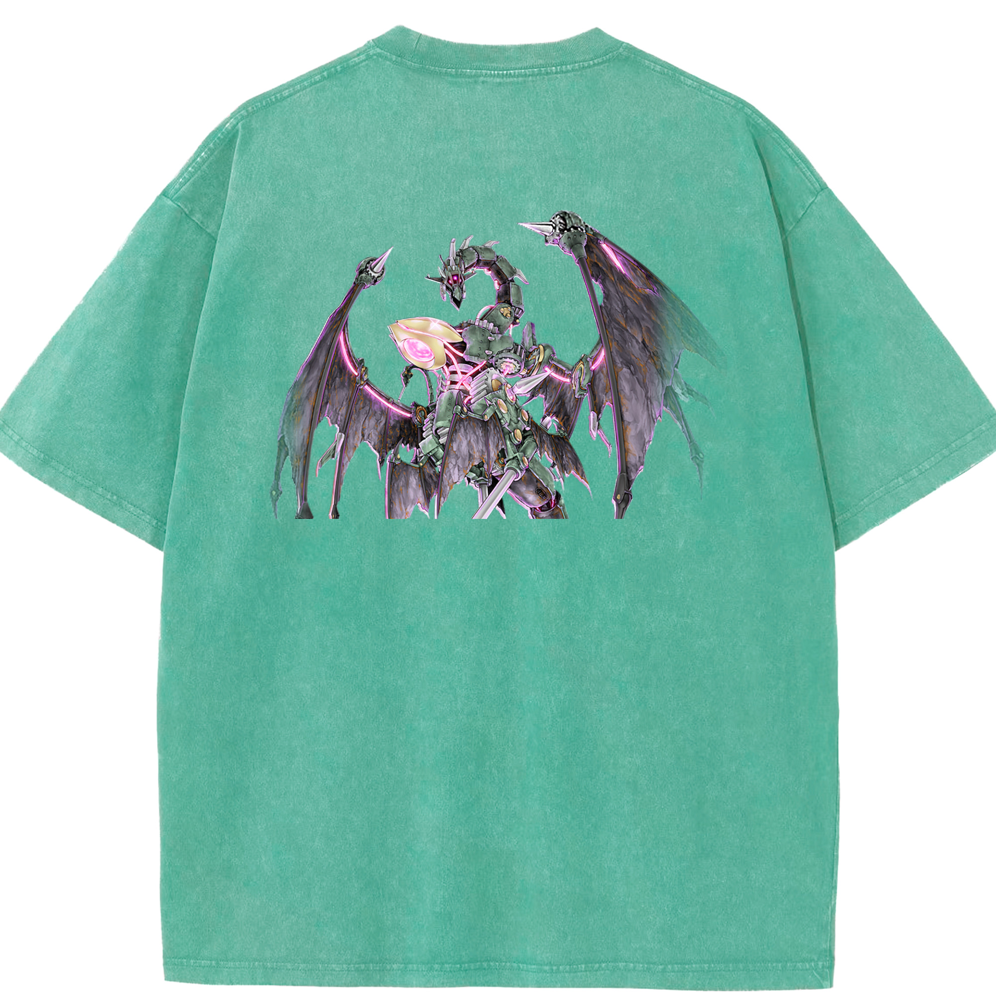 （画像用） 遊☆戯☆王 Yu-Gi-Oh! 綿100% ヴィンテージ風 半袖Tシャツ（背面プリント）